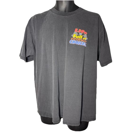 Graphic Muscle Cars Vintage T-Shirt Men Sz XL Life Is Full Of Important Choices - Picture 3 of 10